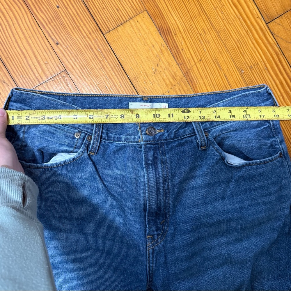 Levi’s 94 Baggy Mid Rise Seamed jeans Womens size 32 - Picture 4 of 7
